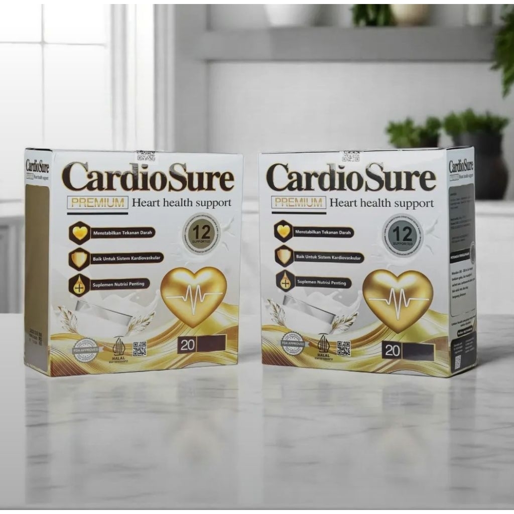 

3 BOX CARDIOSURE - MILK SUSU ASLI ORIGINAL OBAT HIPERTENSI JANTUNG STRUK KOLESTROL ASAM URAT