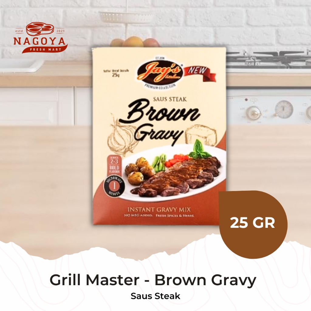 

Jays Brown Gravy Sauce 25G - Saus Steak