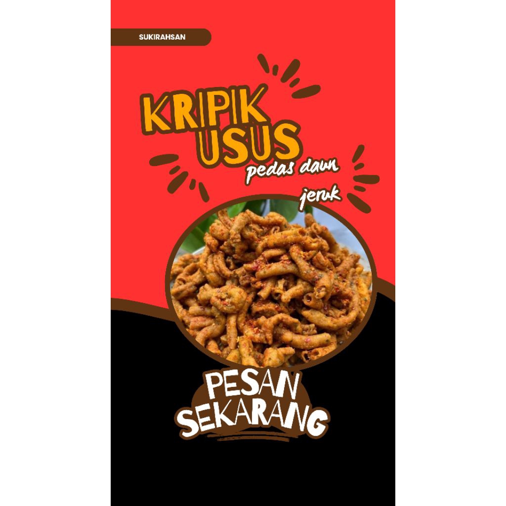 

KRIPIK USUS PEDAS ENAK GURIH RENYAH LEZAT