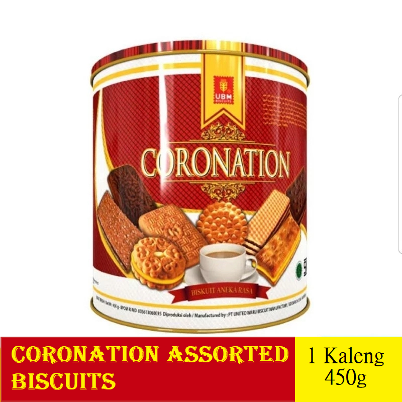 

Coronation UBM Assorted Biscuits Biskuit Kaleng 450g