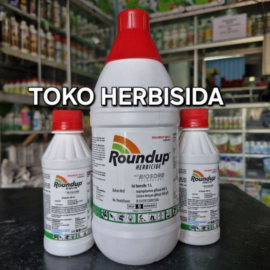 ROUNDUP 486SL - HERBISIDA SISTEMIK RACUN RUMPUT LIAR