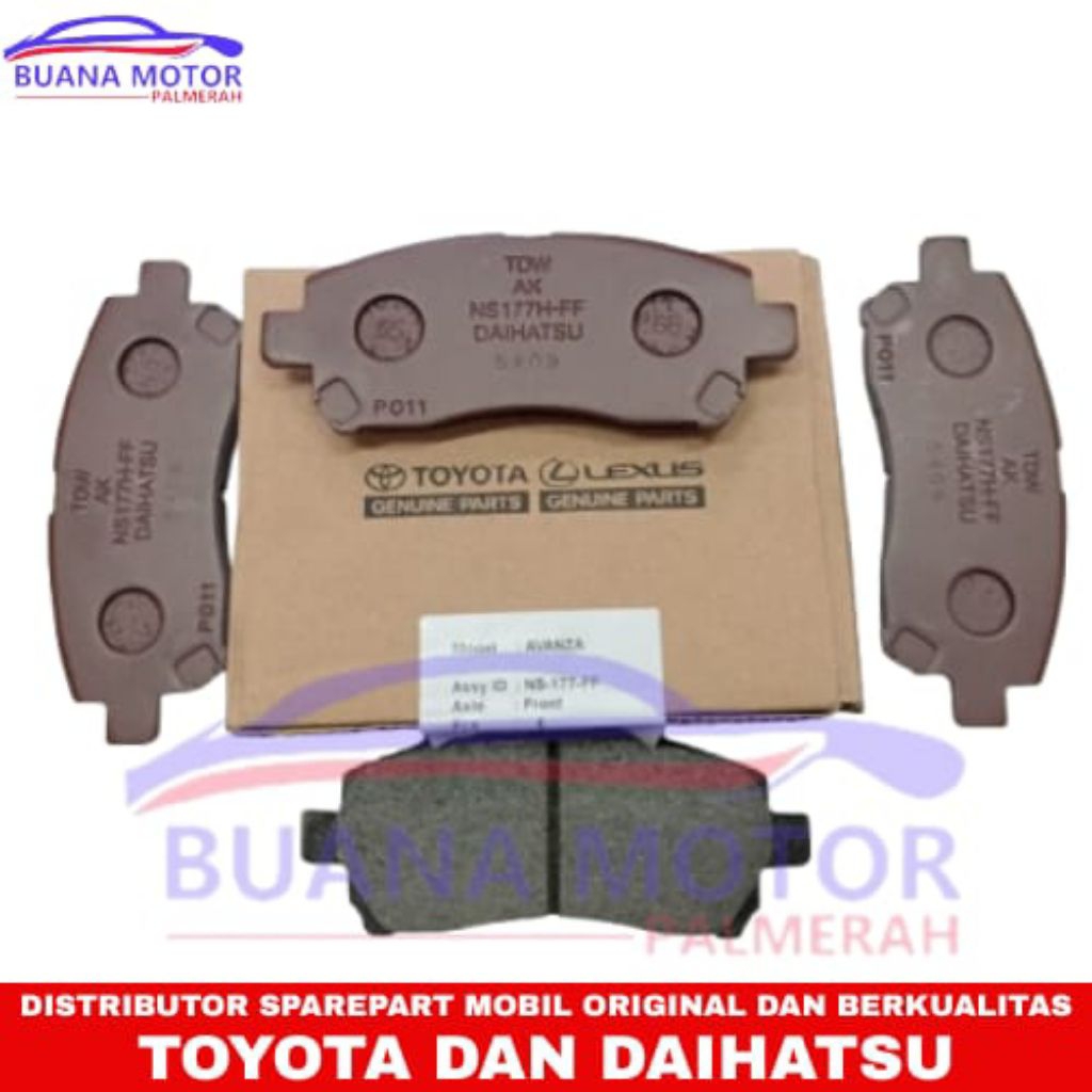 Kampas Rem Depan Xenia/Avanza 2006-2015 Original 04465-BZ170