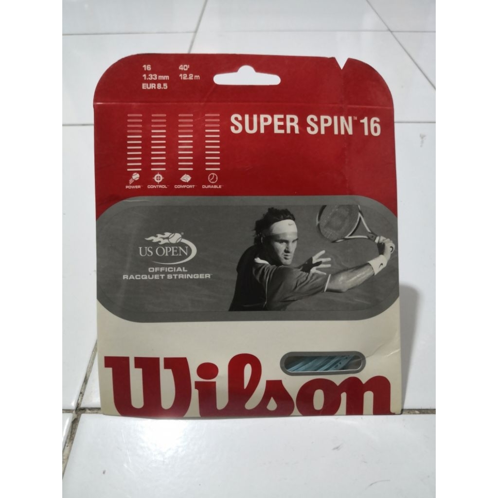 Senar Raket Tenis - WILSON Super Spin 16