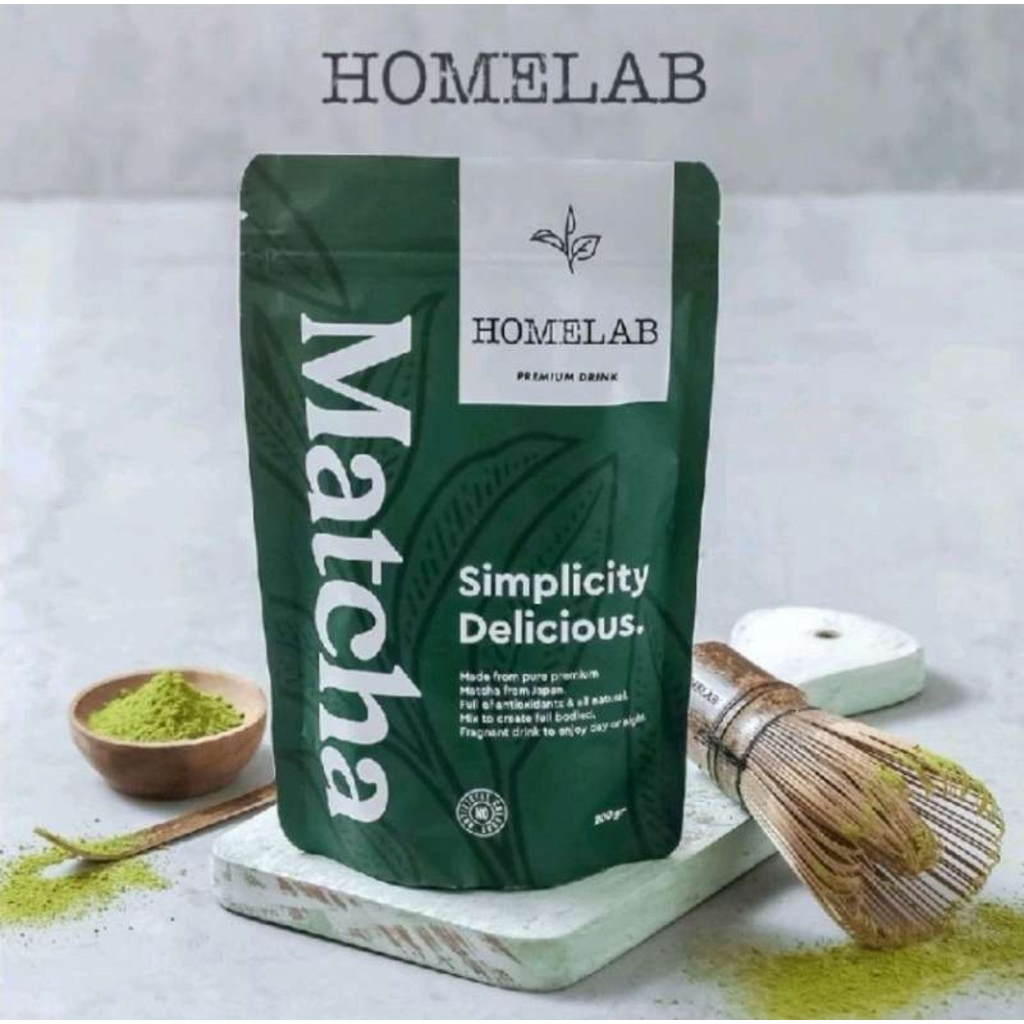 

100% ORI HOMELAB Bubuk Matcha Premium 200 Gram