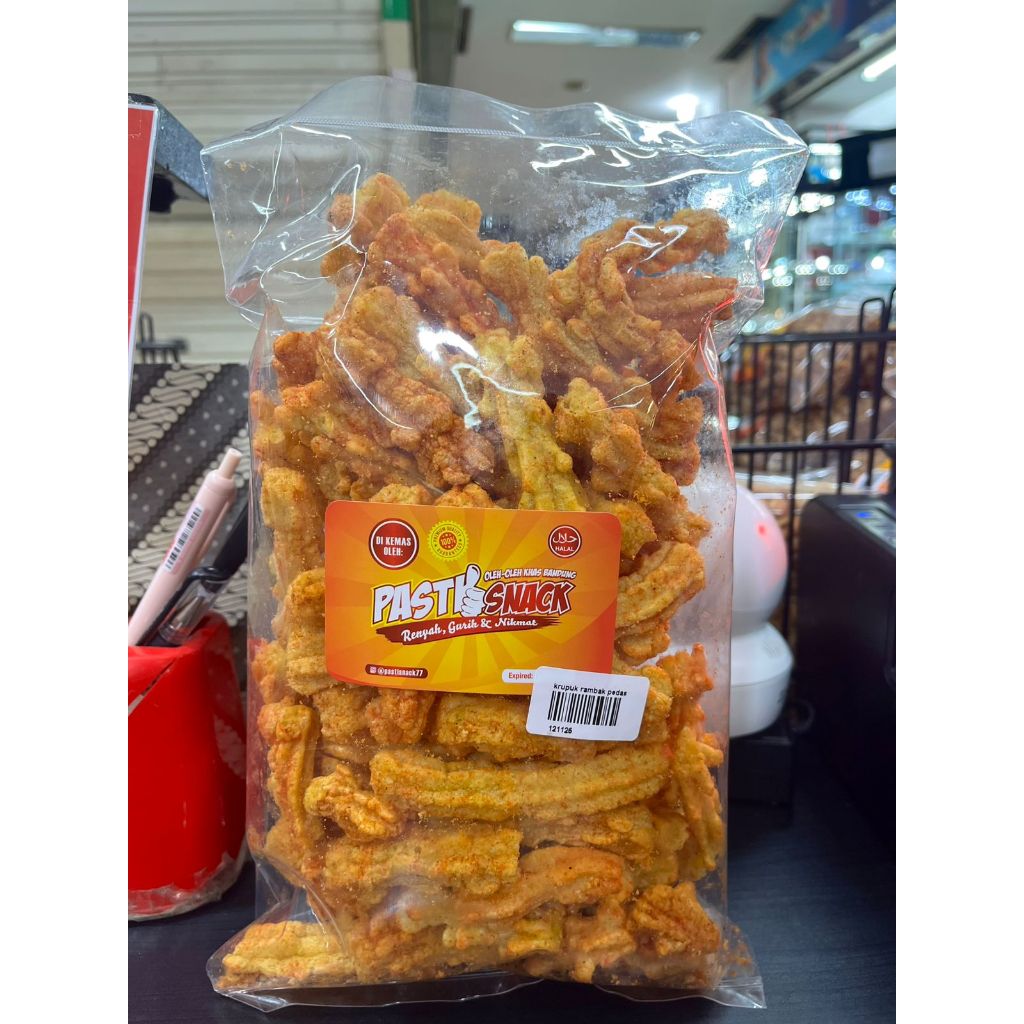 

KERUPUK RAMBAK | KRUPUK JAAT RAMBAK PEDAS KRUPUK JANGEK PASTI SNACK