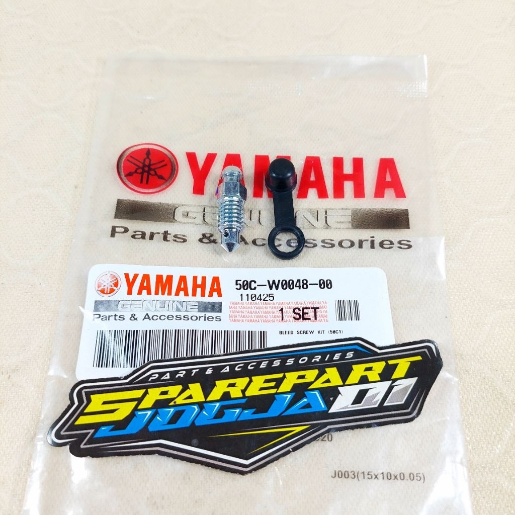 Baut Nepel Nepl Stelan Buangan Angin Kaliper Rem Belakang Jupiter Mx 135 Njmx Mx King ASLI ORIGINAL 