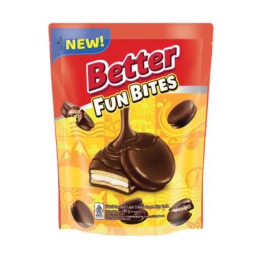 

Better Fun Bites Pouch 240 Gr (Isi 24 Pcs)