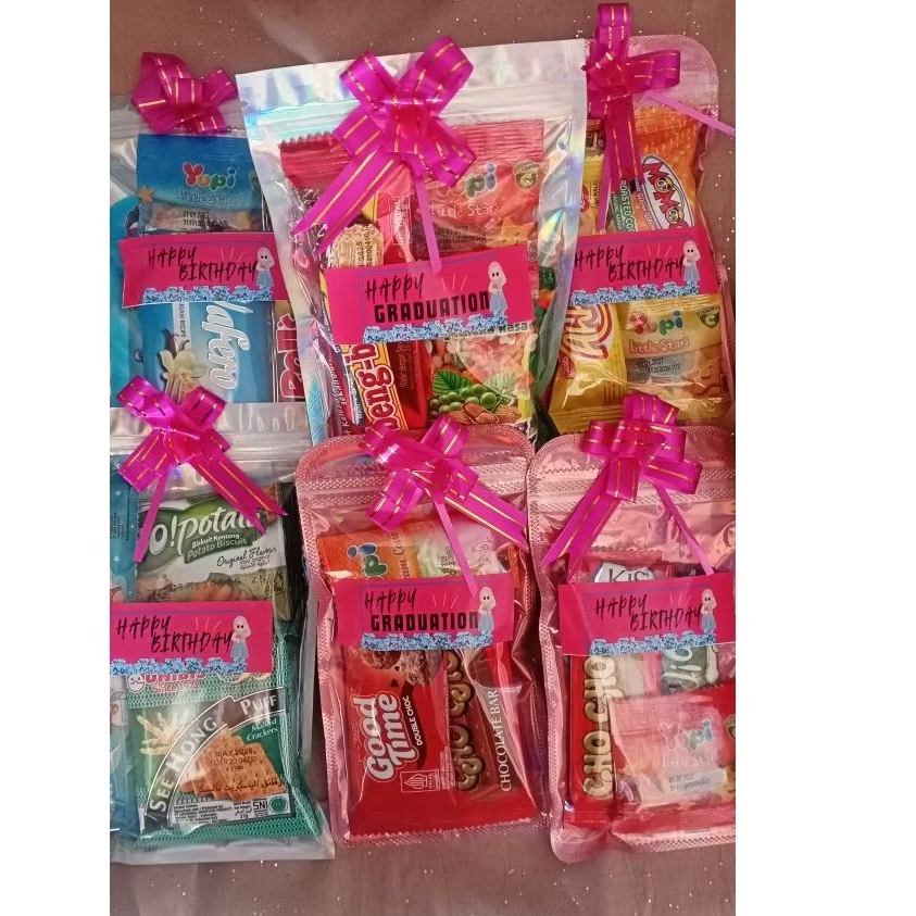 

MINI gift Snack Request untuk ultah, graduation, dll