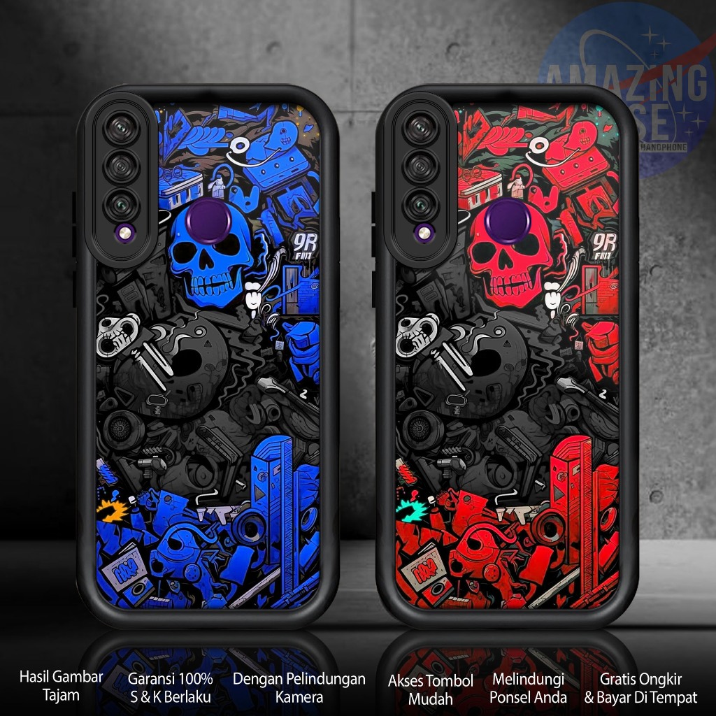 Case Premium Compatible For HUAWEI Y6P 2020  Motif ABK Casing Softcase Glossy Anti Jamur