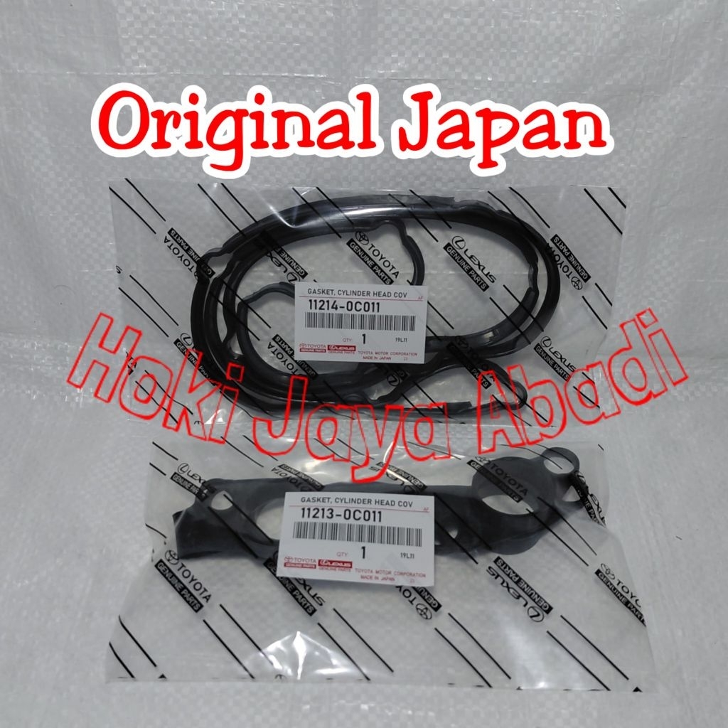 Packing Paking Tutup Cover Klep + Seal Sil Busi Toyota Innova Inova Bensin Hilux Fortuner Bensin Ori