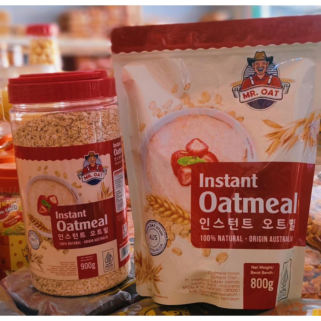 

MR. OAT Gandum minuman Instant Oatmeal 800gr&900rg