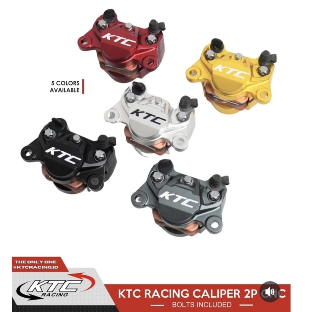 Kaliper KTC 2 piston Cnc Original KTC Buat Universal Motor