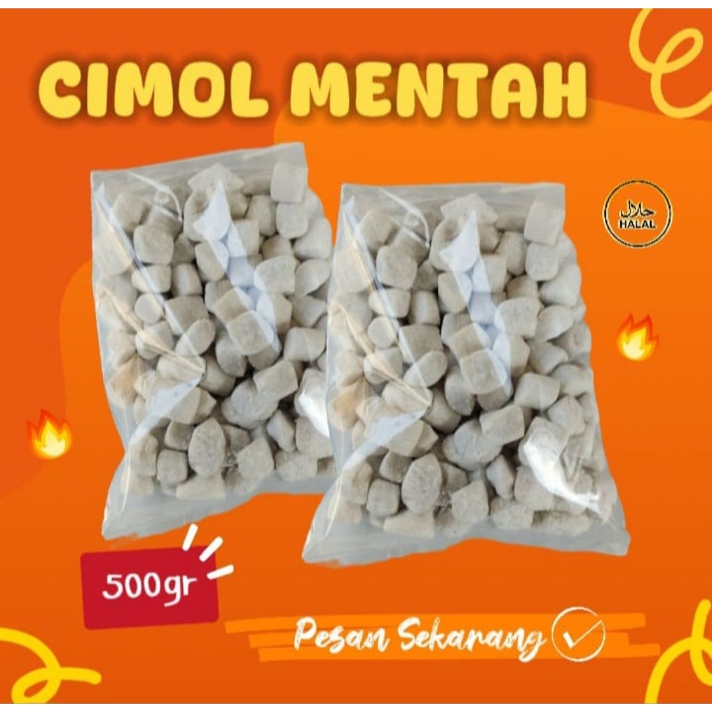 

Cimol mentah kemasan 500 gram | cimol fresh siap goreng
