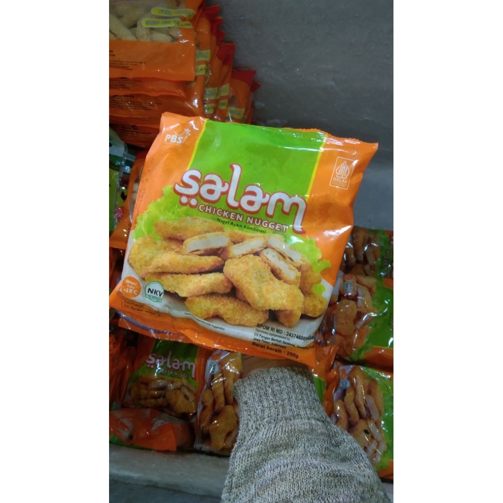 

Salam Nuget 250g/Nuget Salam 250g/Salam Chicken Nugget 250g
