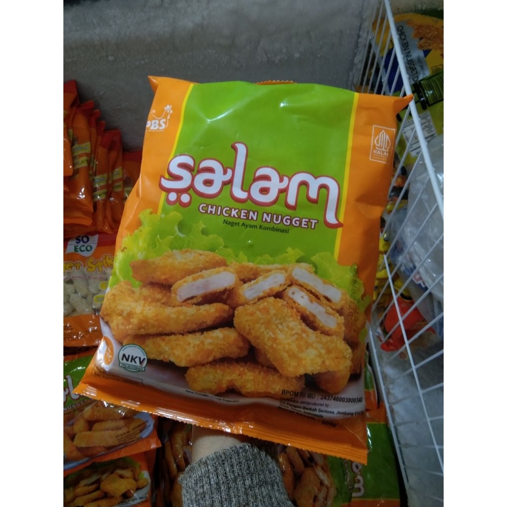 

Salam Nuget 500g/Nuget Salam 500g/Salam Chicken Nugget 500g