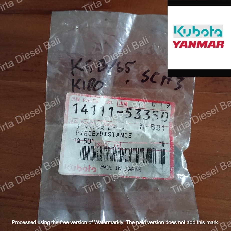 KUBOTA PIECE DISTANCE KND 5B - 65 / KND 180 14111-53350 ORIGINAL