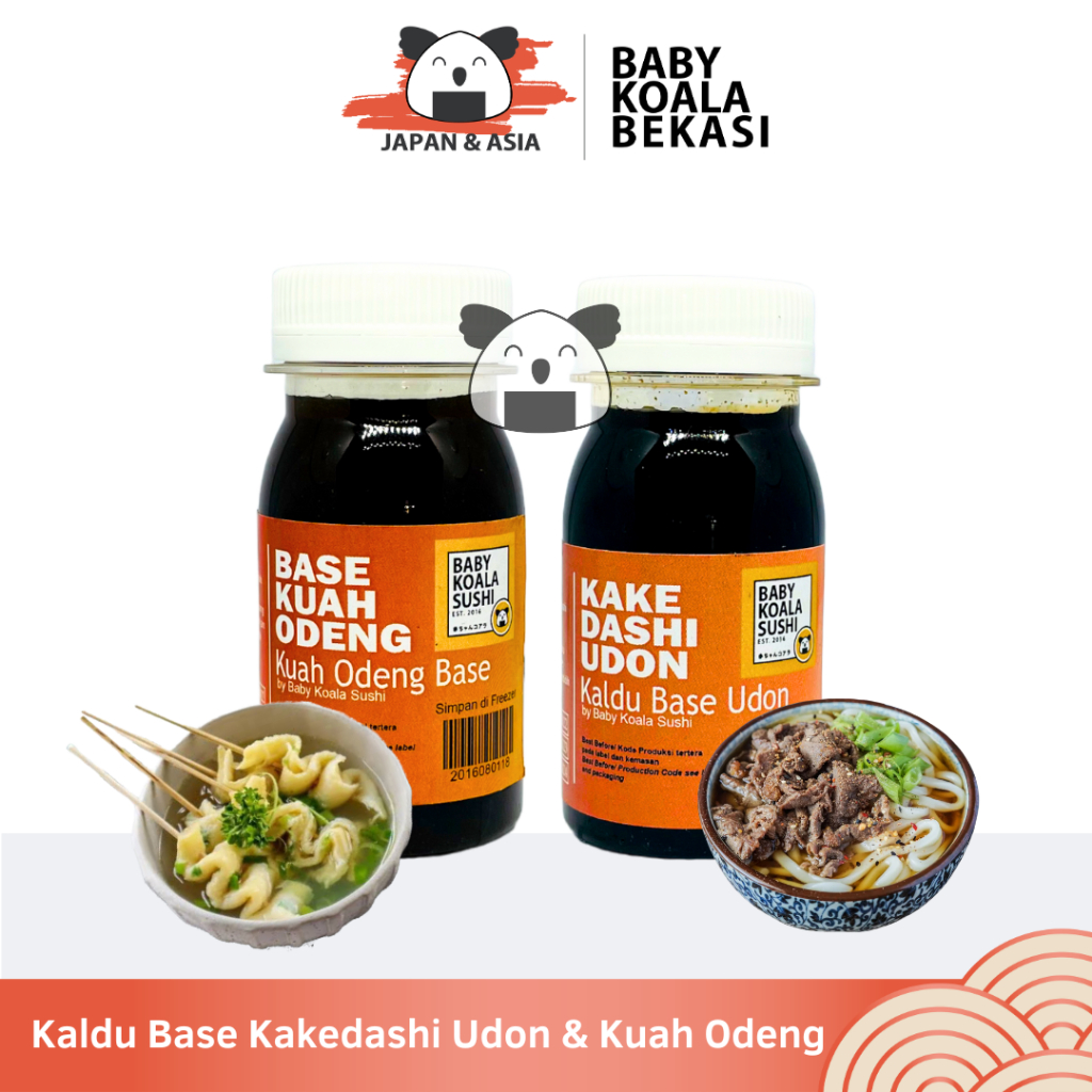 

KALDU BASE Ala Resto KAKEDASHI UDON & KUAH ODENG 50 ml | Kuah Odeng Korea | Kaldu Udon Jepang -BKB