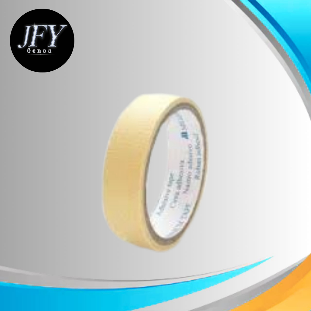 

Masking tape Lakban Isolasi Kertas 15mm per slop (10 biji)