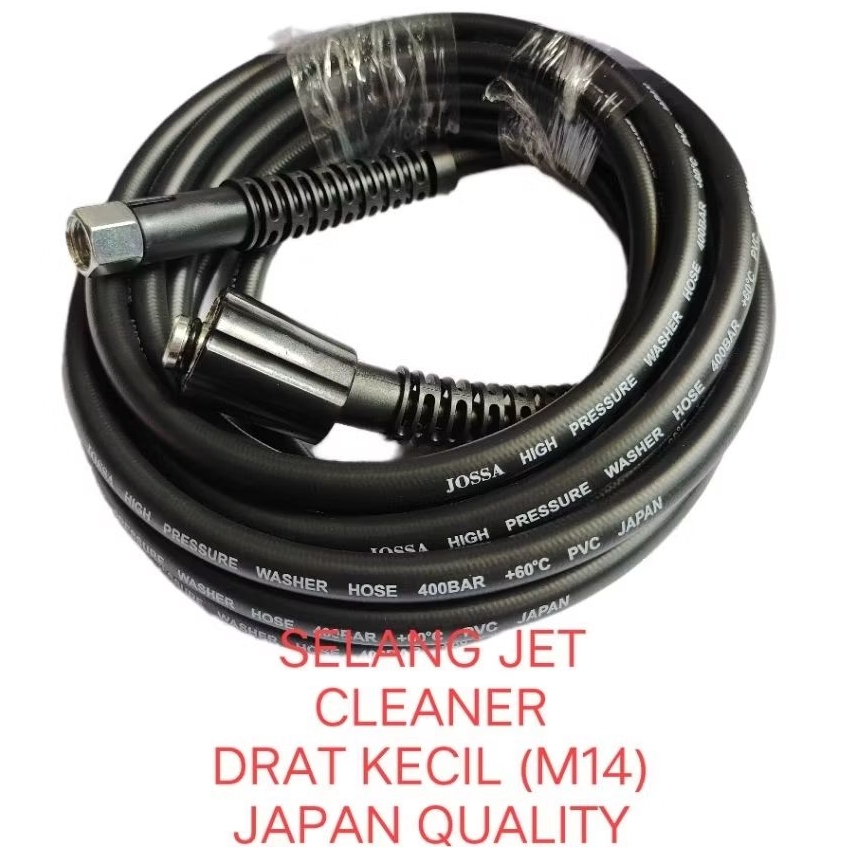 JOSSA SELANG JET CLEANER 10M HEAVY DUTY (M14) DRAT KECIL / JOSSA SELANG JET CLEANER DRAT KECIL 10M (