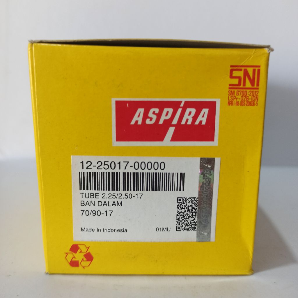 Ban dalam 225/250-17, 70-90-17 Original 100℅