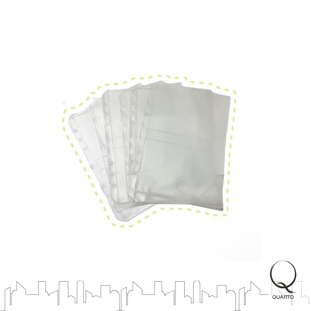 

Amplop Pembatas Binder untuk Wadah Kartu dan Alat Tulis A5 | Transparan | Silikon Lentur | Pencil case | Murah