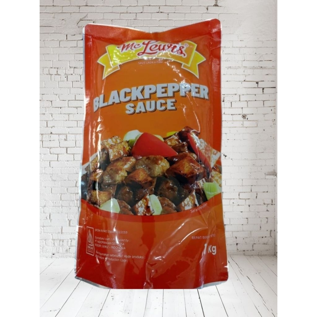 

MC Lewis/ McLewis Blackpepper Sauce | Saus Lada Hitam 1 kg