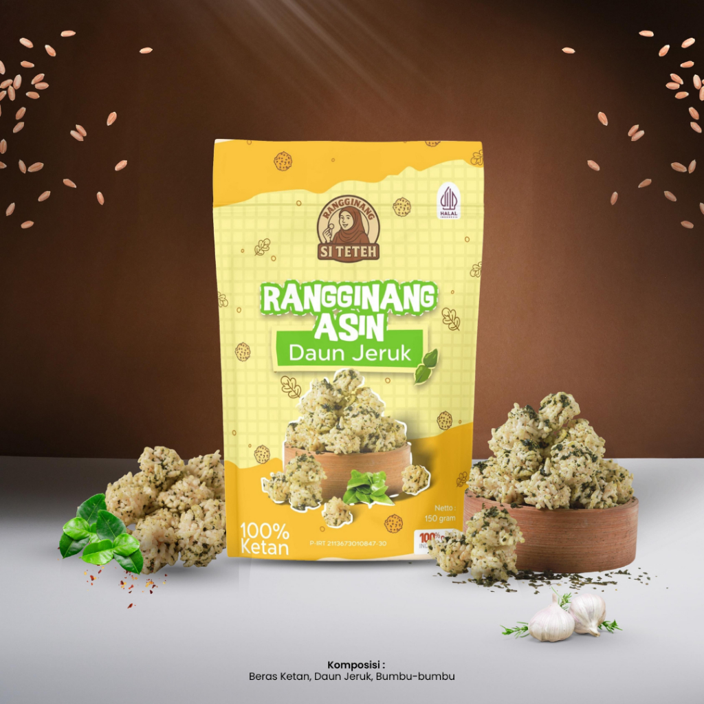 

Rengginang Bulat Mini - Rasa Asin Daun Jeruk - Original – Ranginang SiTeteh – 150gr