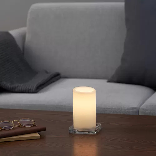 Lampu berbentuk lilin LED IKEA dioperasikan dengan baterai artistik artsy estetik aesthetic dapat