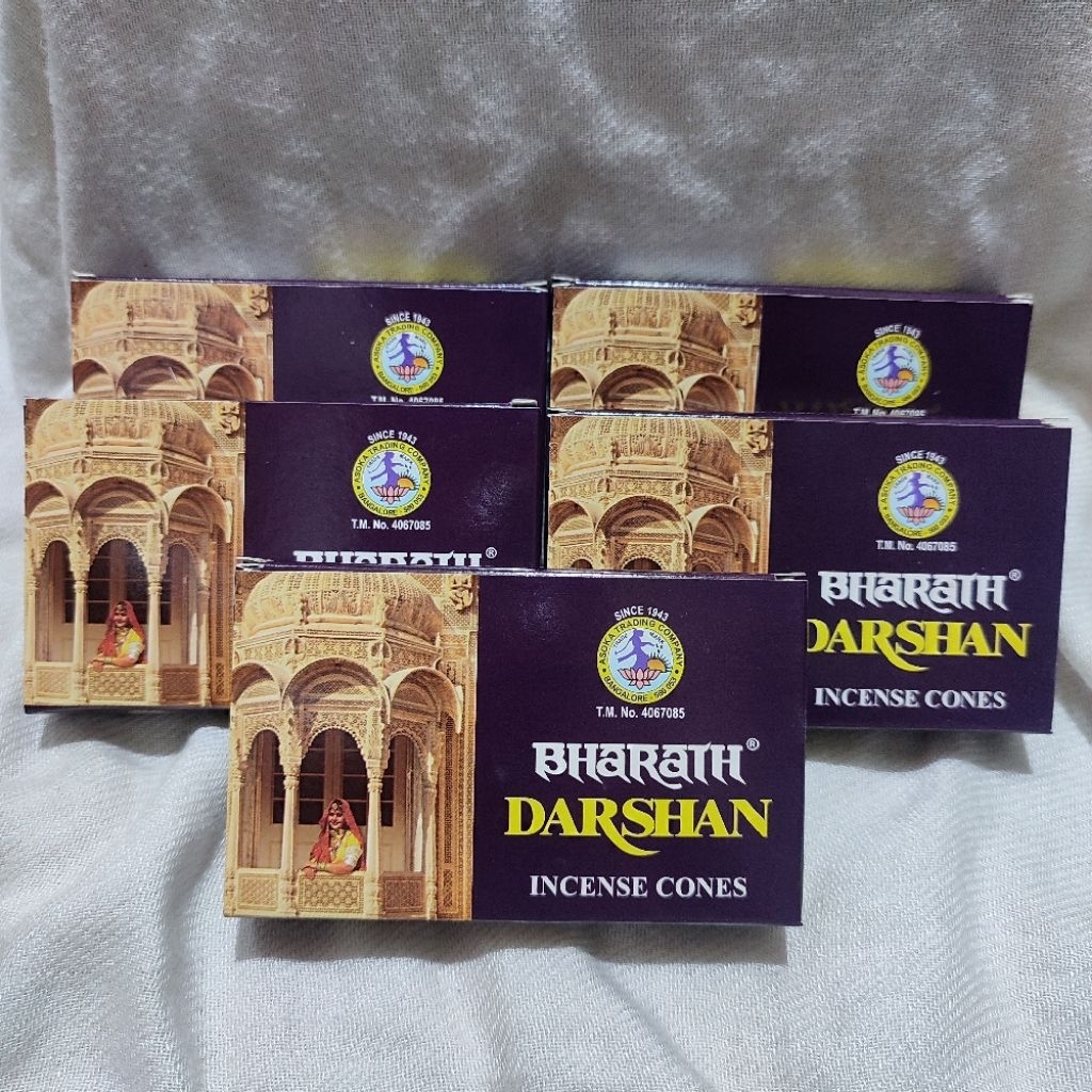 DARSHAN INCENSE Dupa darshan dupa kerucut darshan Bharath 1 dus isi 10 dupa