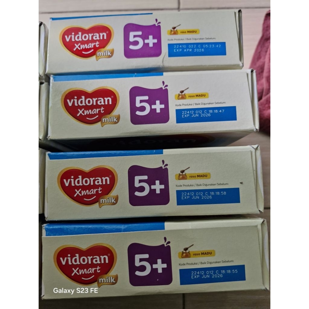 

susu vidorant 5+ madu 700grm