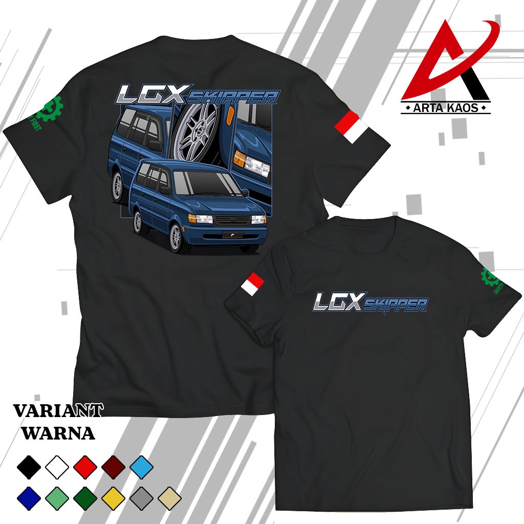 ARTAKAOS - KAOS MOBIL LGX - TSHIRT LGX SKIPPER - BAJU MOBIL LGX COCOK UNTUK PRIA DAN WANITA [ A09 ]