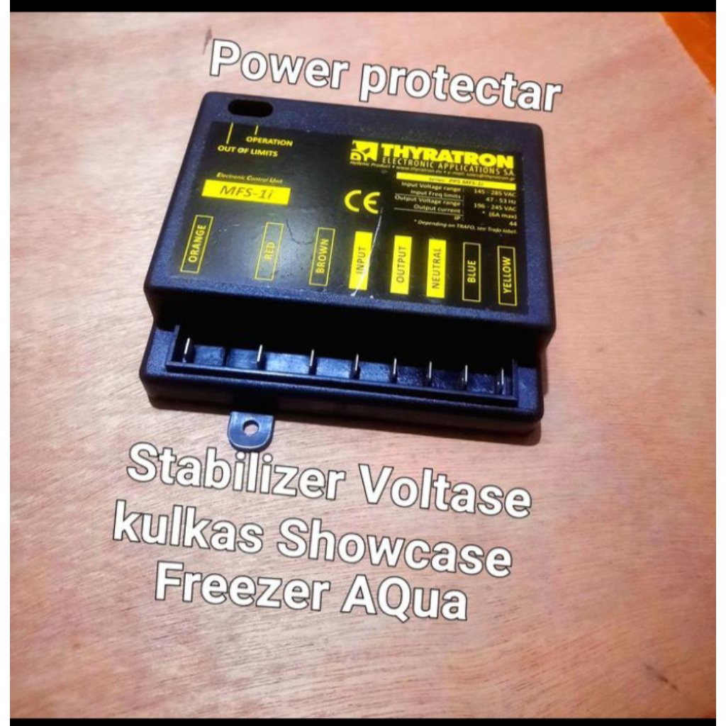 Poeer Protector Stabilizer Voltase Kulkas Showcase Frezzer Aqua
