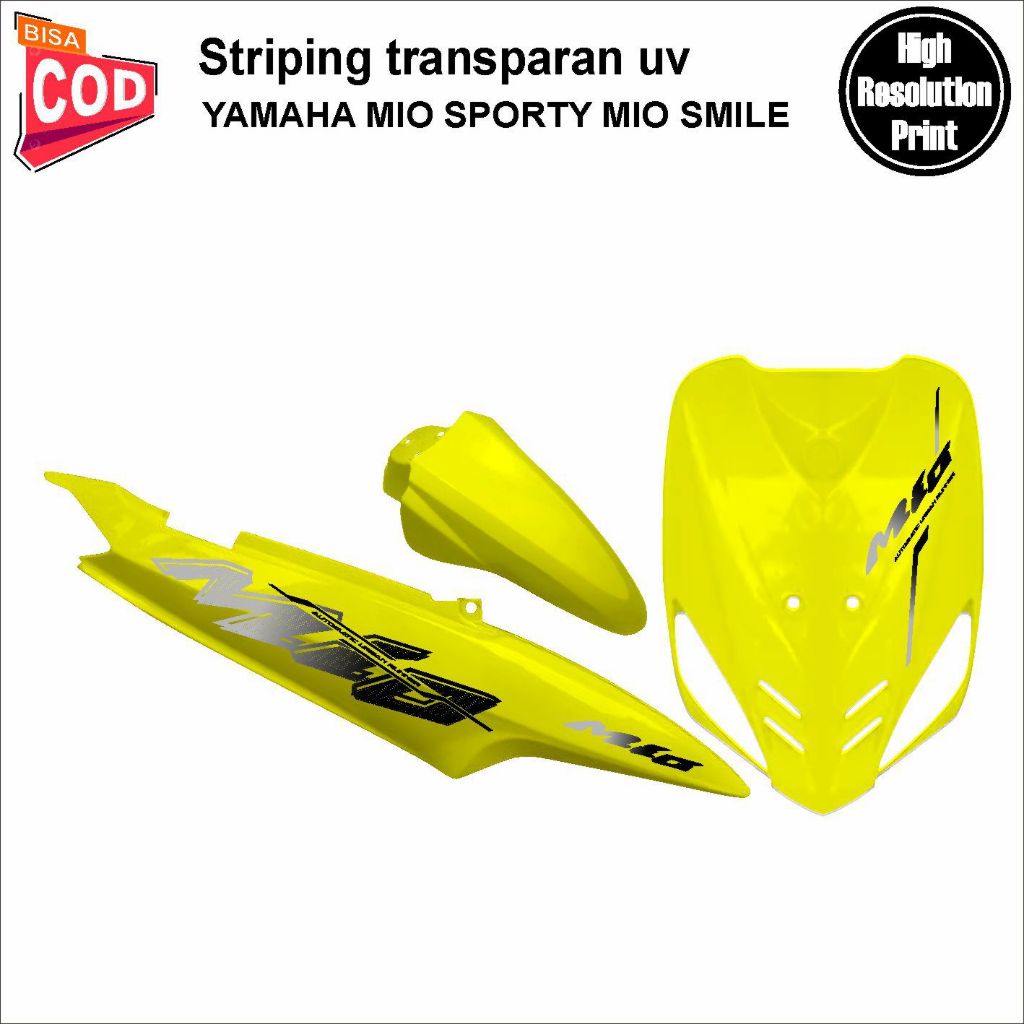 STRIPING TRANSPARAN MIO SPORTY STICKER MOTOR KEREN / STRIPING MIO SPORTY TRANSPARAN 63