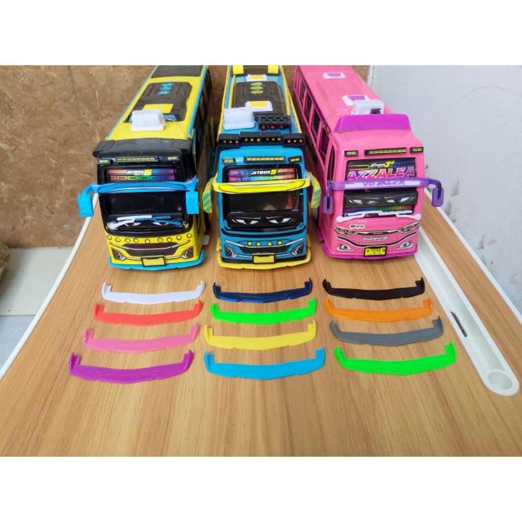 Winglet Bus Miniatur plastik