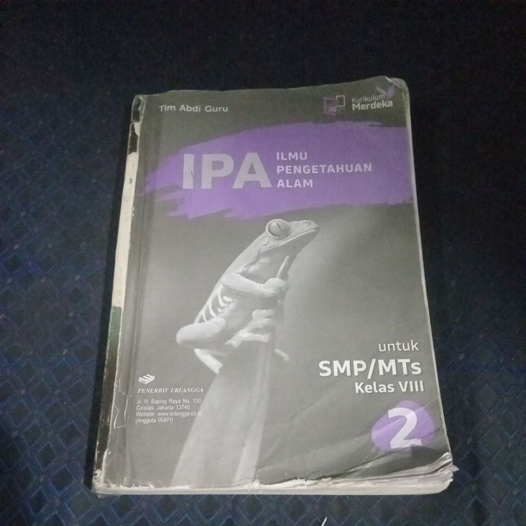 IPA KELAS 2 SMP KURIKULUM MERDEKA ERLANGGA