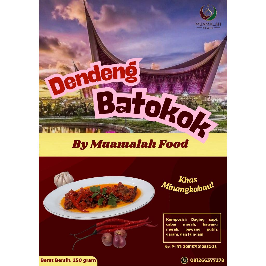 

Dendeng Balado Original Khas Minangkabau 250 gram