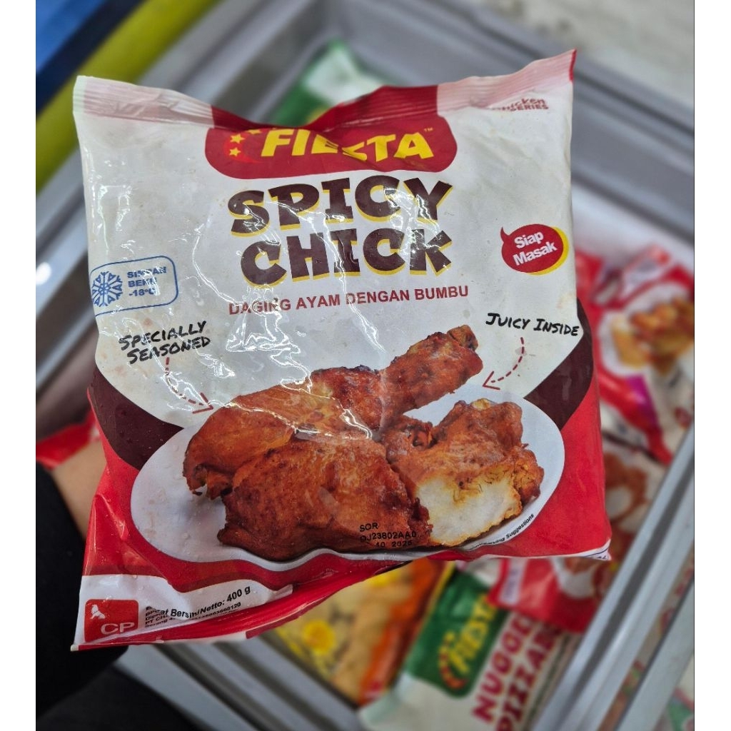

FIESTA SPICY CHICK / DAGING AYAM DENGAN BUMBU 400GR