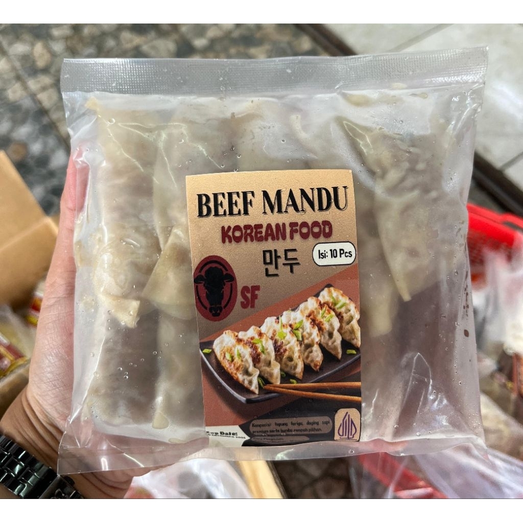

BEEF MADU KOREAN FOOD ISI 10PCS