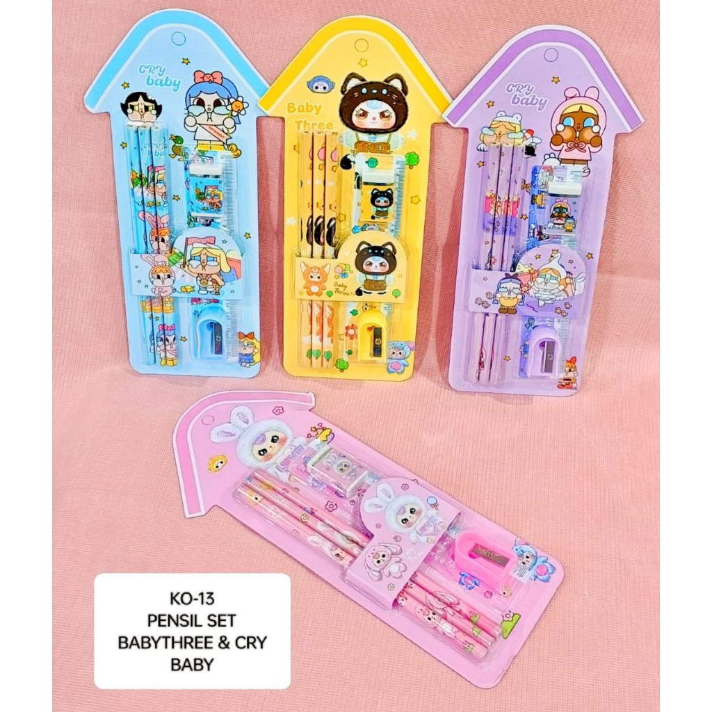 

set pensil BB there mix cry baby