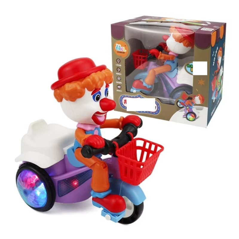 SALE CLOWN BIKE MOTORCYCLE BADUT MENARI PAKE SEPEDA MAINAN SEPEDA BADUT MENARI MAINAN ROBOT BADUT