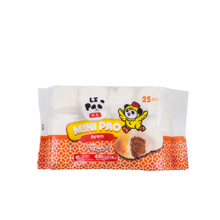 

Li Pao Mini Pao Ayam 430 gr isi 25 pcs