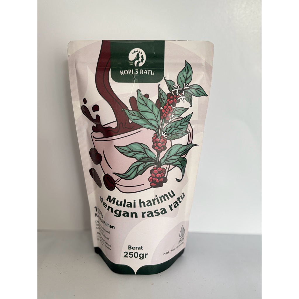 

Kopi 3 Ratu Robusta Senduro 250g – Kopi Giling Fresh, Asli Lumajang