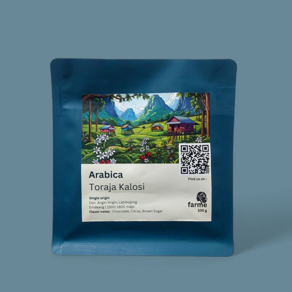 

Kopi Arabika Toraja Kalosi Dusun Angin-Angin Farme