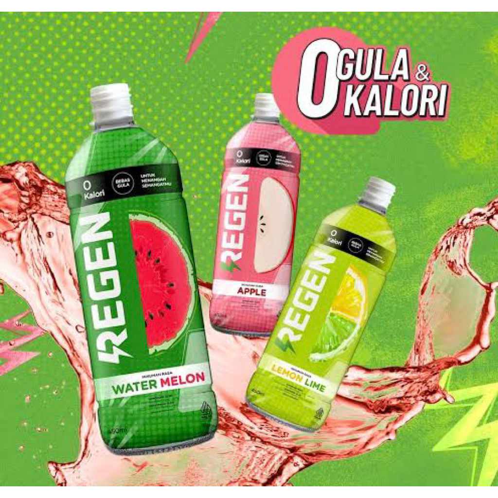 

REGEN - Minuman Bebas Gula Zero Kalori - 450 ml / Cocok Untuk Diet