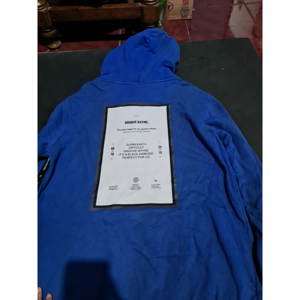 Hoodie grooverhyme second, hoodie grooverhyme preloved