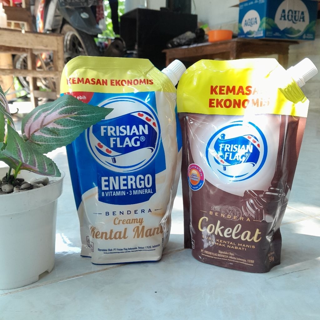 

(TMD3) Susu frisian flag 535gr Putih dan Cokelat kemasan pouch