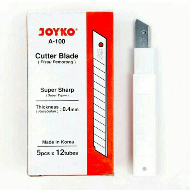 

Isi Refill Cutter Kecil Joyko Blade A-100 1 Lusin