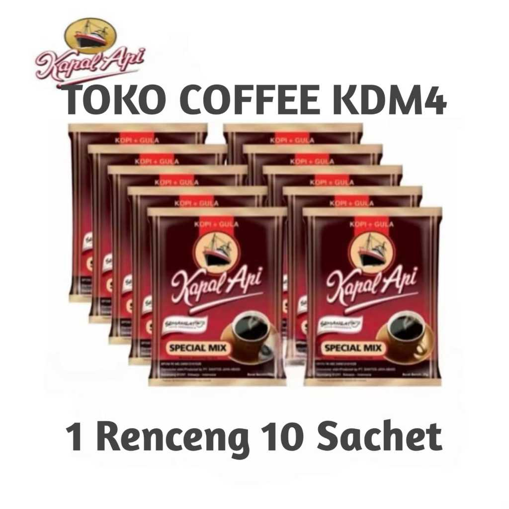 

KAPAL API KOPI + GULA SPECIAL MIX 10 SACHET 23 GRAM