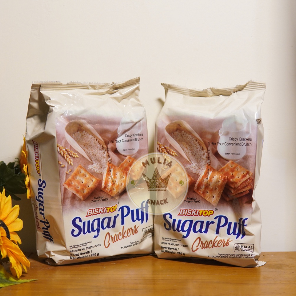 

Baru BISKITOP DENEX SUGAR PUFF CRACKERS 28gr COCOK UNTUK HAJATAN