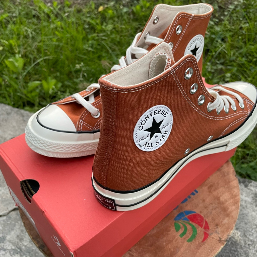 CONVERSE CHUCK TAYLOR 70s SUNFLOWER/BROWN BNIB